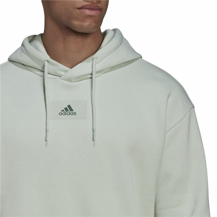 Hanorac cu Glugă Bărbați Adidas Essentials FeelVivid Verde deschis