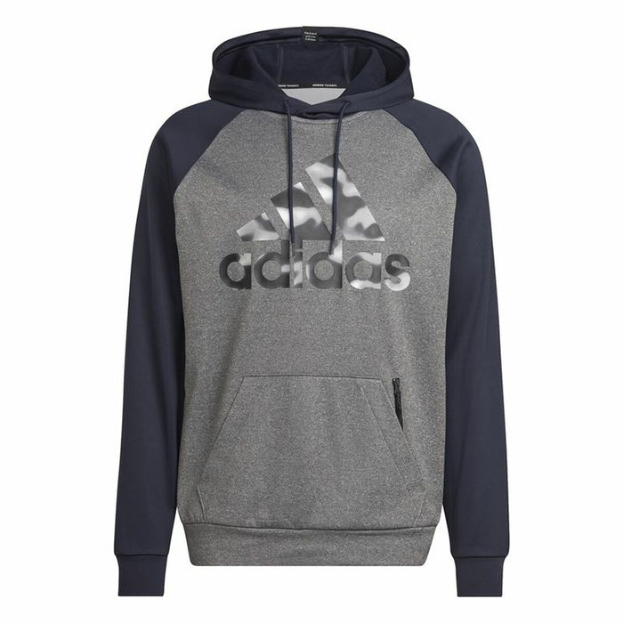 Hanorac cu Glugă Bărbați Adidas Game and Go Camo Gri