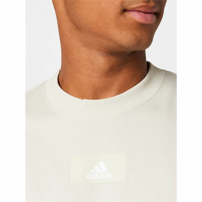Hanorac fără Glugă Bărbați Adidas FeelVivid Drop Shoulder Bej