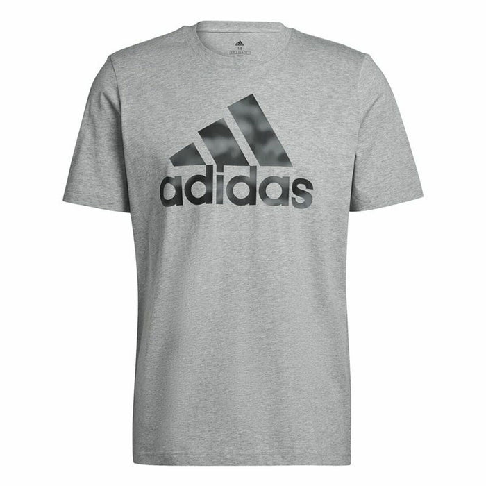 Tricou cu Mânecă Scurtă Bărbați Adidas Essentials Camo Print Gri