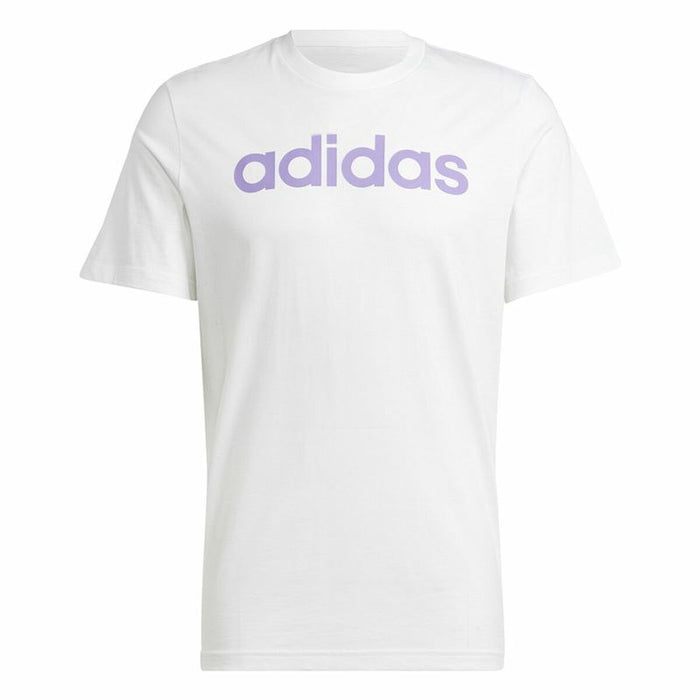Tricou cu Mânecă Scurtă Bărbați Adidas Essentials Alb