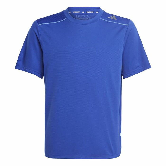 Tricou cu Mânecă Scurtă pentru Copii Adidas Aeroready Albastru