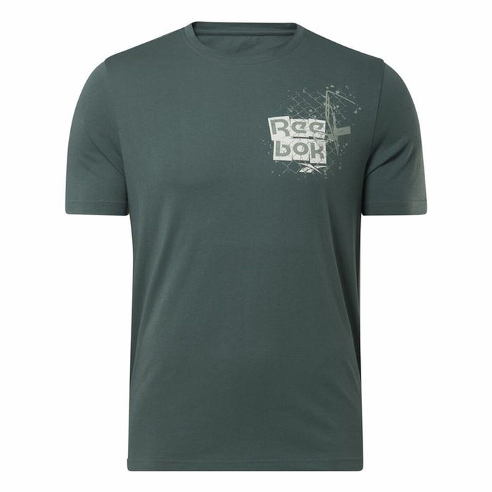 Tricou cu Mânecă Scurtă Bărbați Reebok Graphic Series Verde