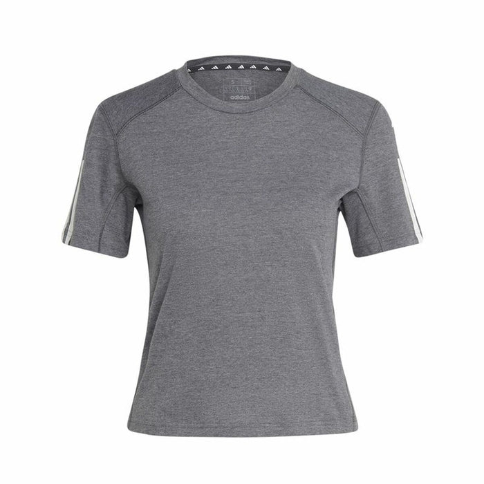 Tricou cu Mânecă Scurtă Femei Adidas 3 stripes Essentials Gri deschis