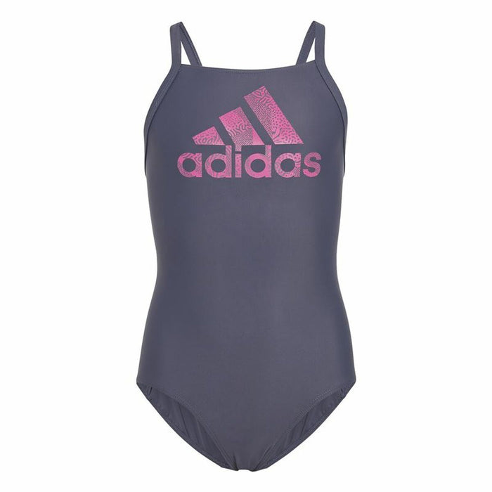 Costum de Baie Fete Adidas Big Logo Albastru