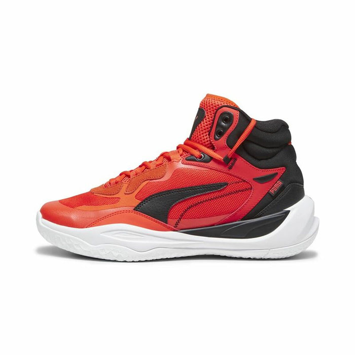 Încălțăminte de Baschet pentru Adulți Puma Playmaker Pro Mid Roșu