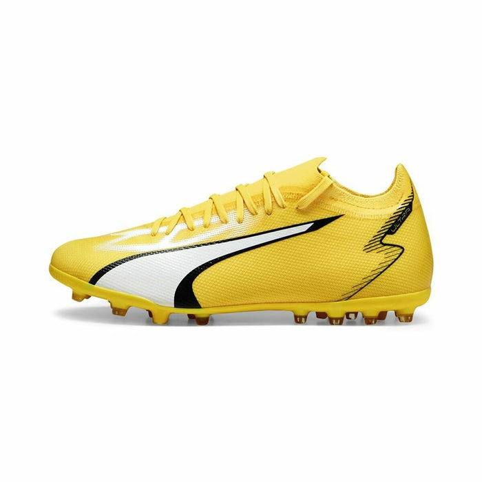 Încălțăminte de Fotbal pentru Adulți Puma Ultra Match MG Galben