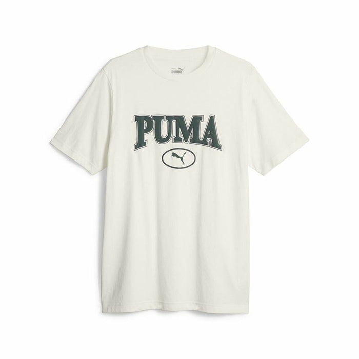 Tricou cu Mânecă Scurtă Bărbați Puma Squad Alb