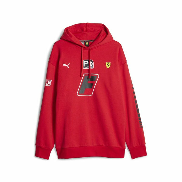 Hanorac cu Glugă Bărbați Puma Ferrari Race Garage Roșu