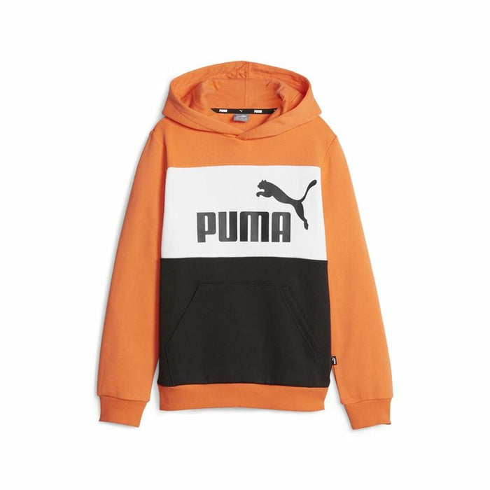 Hanorac pentru Copii Puma Ess Block Fl Portocaliu