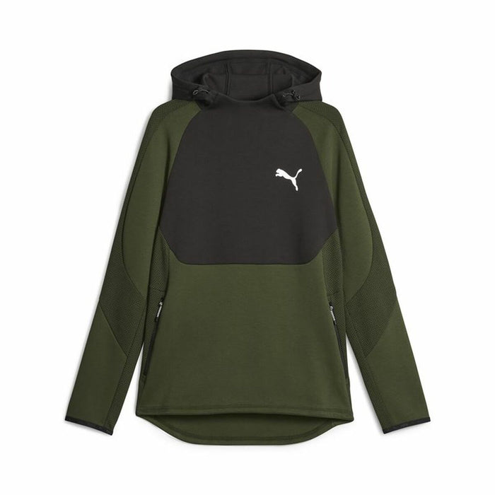 Hanorac cu Glugă Bărbați Puma Evostripe Dk Verde