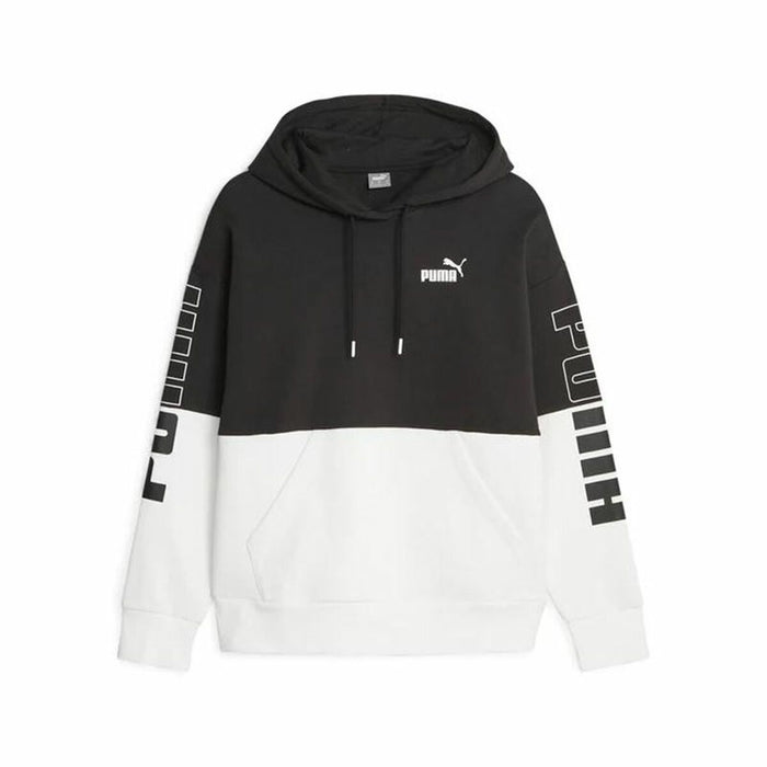 Hanorac cu Glugă Femei Puma Power Colorblock Negru