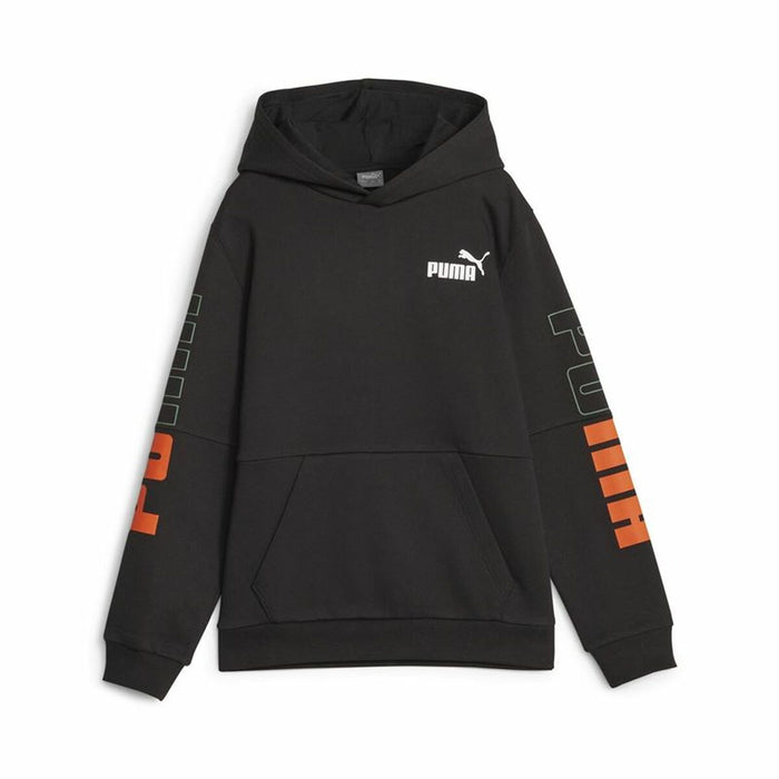 Hanorac pentru Copii Puma Power Colorblock Negru