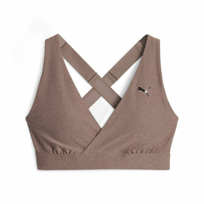 Sutien Sport Puma Yoga Mid Impact Roșu închis