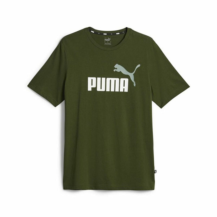 Tricou cu Mânecă Scurtă Bărbați Puma Ess+ 2 Col Logo L