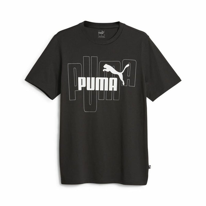 Tricou cu Mânecă Scurtă Bărbați Puma Graphiccs No. 1 Logo