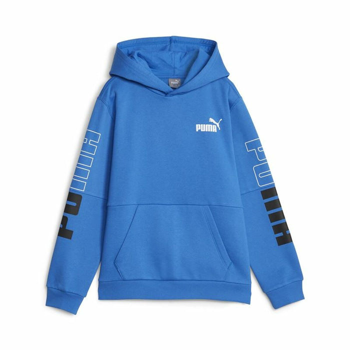 Hanorac pentru Copii Puma Power Colorblock Albastru