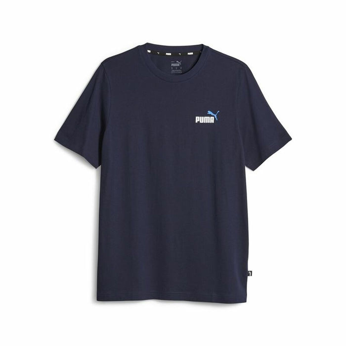 Tricou cu Mânecă Scurtă Bărbați Puma Ess+ 2 Col Small Log