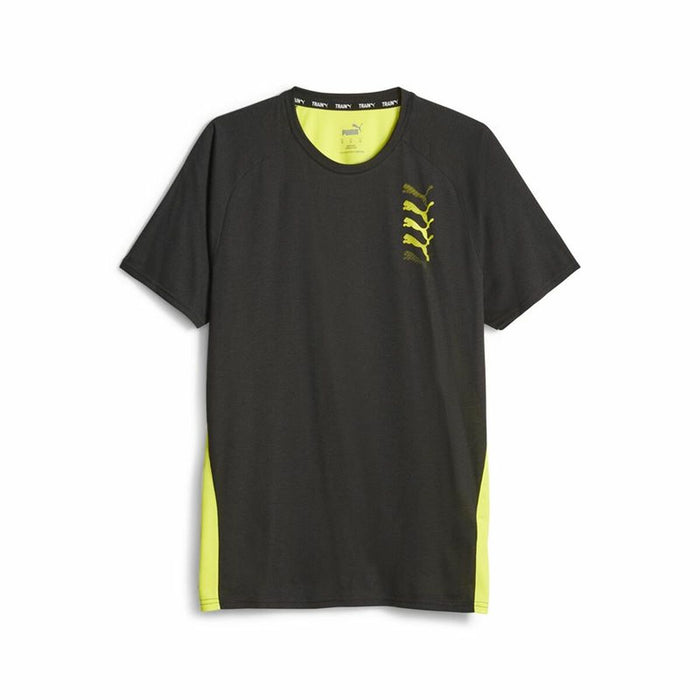 Tricou cu Mânecă Scurtă Bărbați Puma Fit Triblend Ul Negru