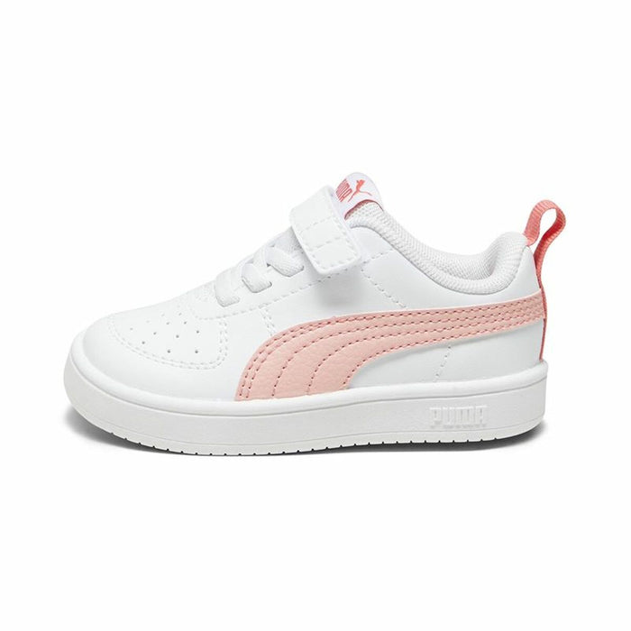 Adidași pentru Copii Puma Rickie+ Alb Roz deschis