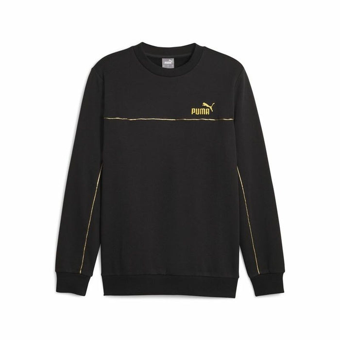 Hanorac fără Glugă Bărbați Puma ESS+ Minimal Gold Cr Negru