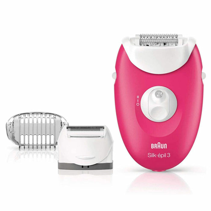 Epilator Electric Braun Silk-épil 3 Masaj 12 V 2 în 1