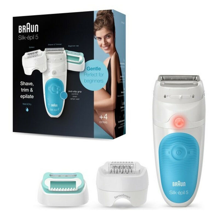 Epilator Electric Braun 5610 Sensosmart Silkepil 5 Alb