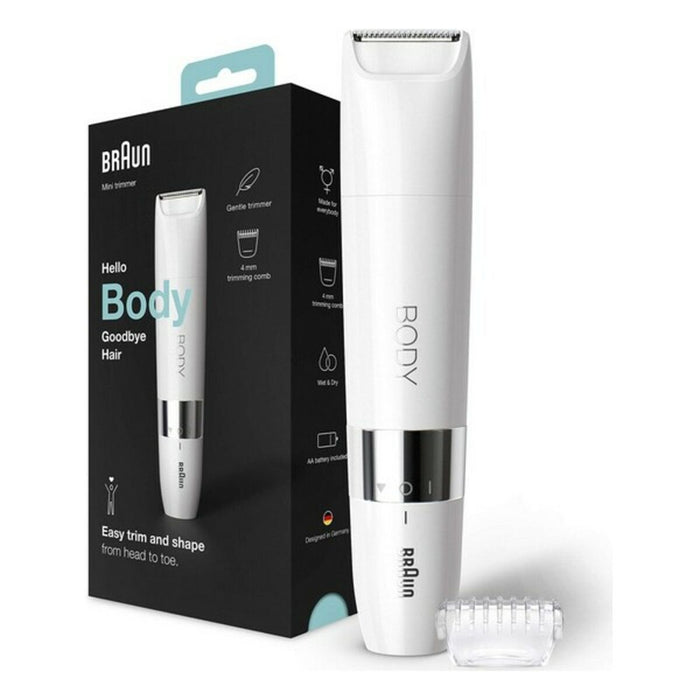 Epilator Electric Braun BS1000 Alb Unisex Moale