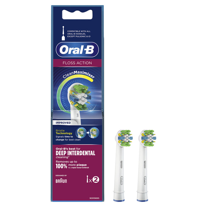 Cap de Schimb Oral-B Floss Action Alb 2 Unități