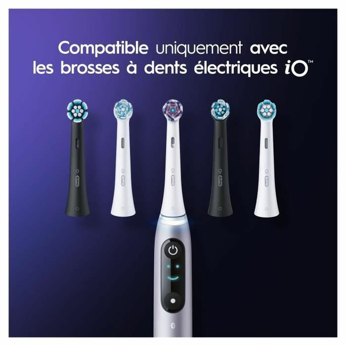 Cap de Schimb Oral-B iO Alb Negru 4 Unități