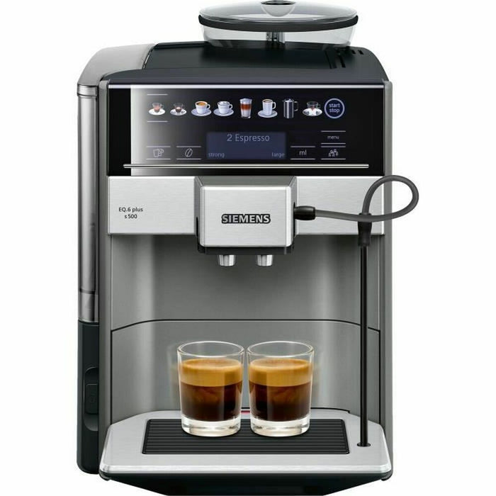 Aparat de cafea superautomat Siemens AG TE655203RW Negru Gri Argintiu 1500 W 19 bar 2 Hrníčky 1,7 L