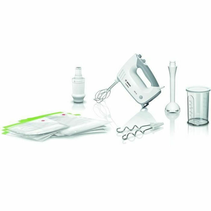 Mixer Manual Multifuncțional cu Accesorii BOSCH ErgoMixx Beater Gri Alb 450 W