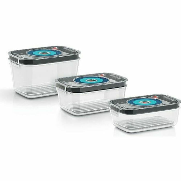 Set de 3 Cutii pentru Prânz BOSCH Tritan Plastic 700 ml 1 L 1,5 L (3 Unități)
