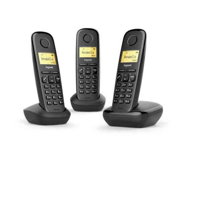 Telefon fără Fir Gigaset A170 TRIO 1,5" Negru (3 UDS)