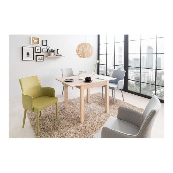 Masă Extensibilă Coburg Maro Natural Dub ABS Melamina 80-120 x 80 x 76,5 cm