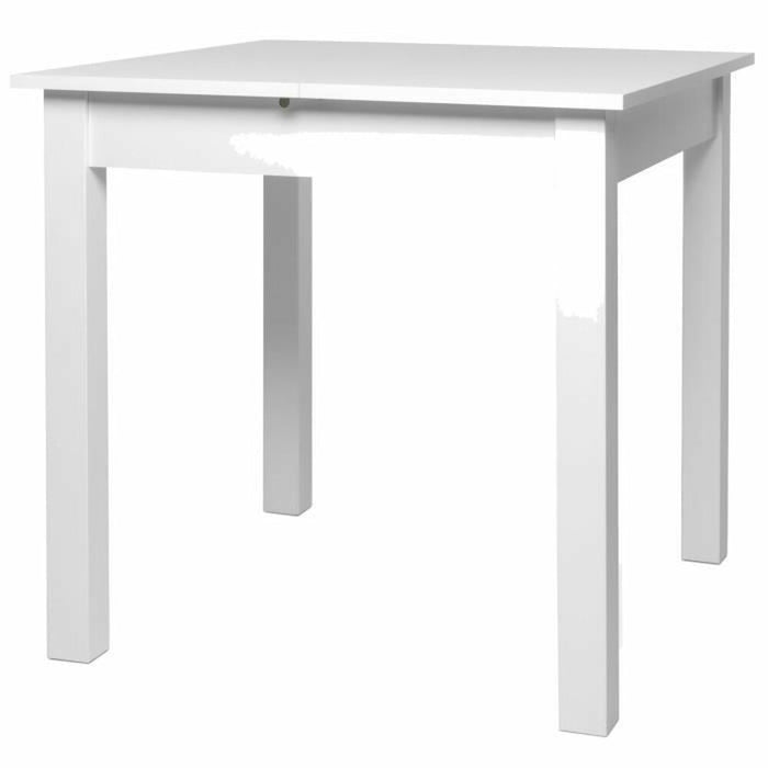 Masă Laterală Pliabilă 80 x 120 x 80 cm Alb ABS