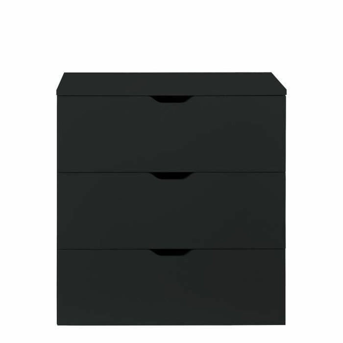 Dulap cu Sertare Trelleborg Negru 78 x 40  x 80 cm