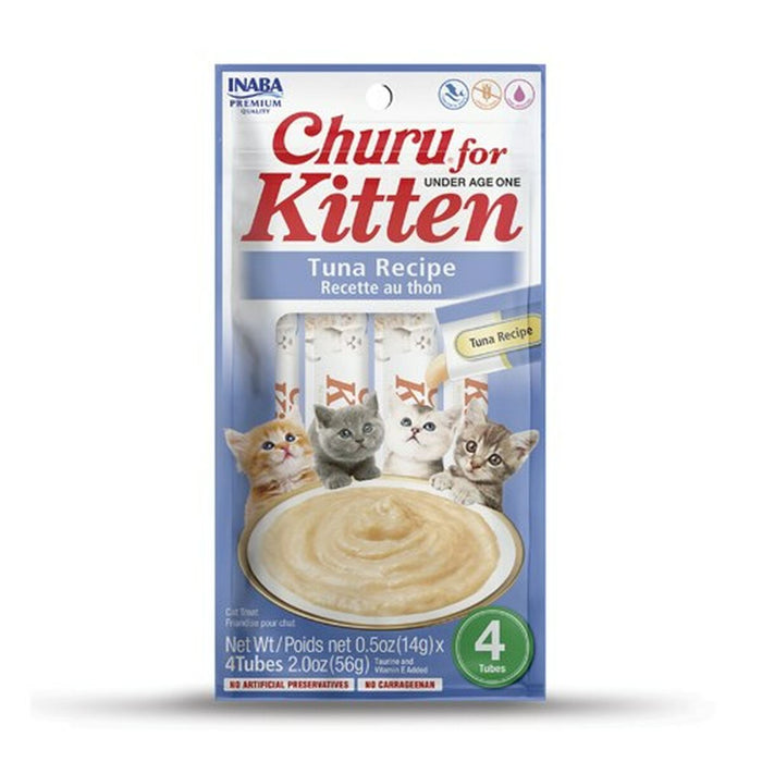 Snack for Cats Inaba Churu for Kitten Ton 4 x 14 g