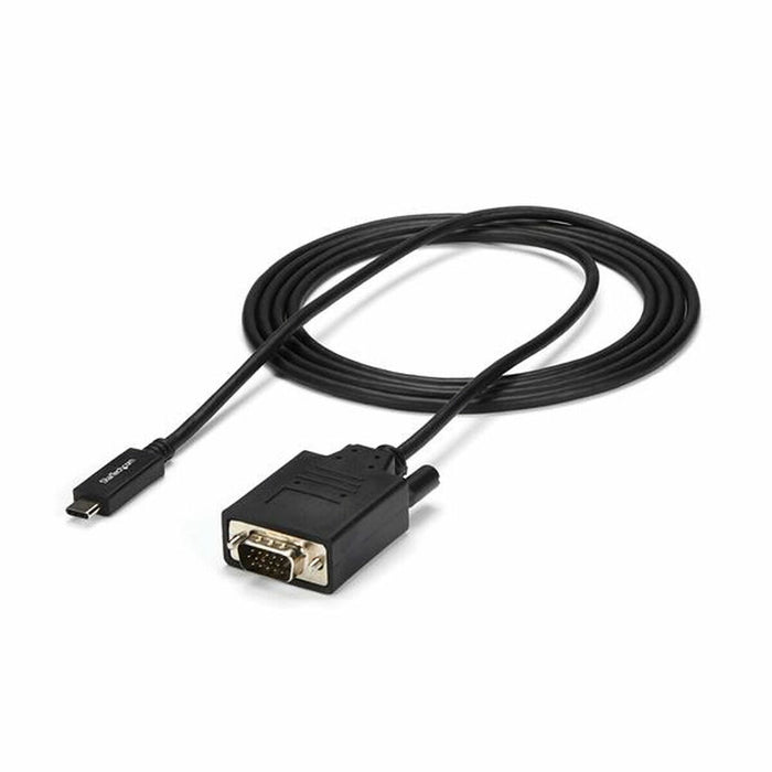 Cablu USB C la VGA Startech CDP2VGAMM2MB 2 m Negru