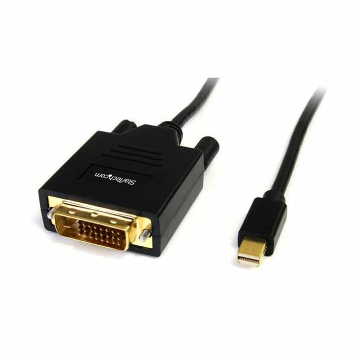 Adaptor Mini DisplayPort la DVI Startech MDP2DVIMM6 (1,8 m) Negru 1.8 m