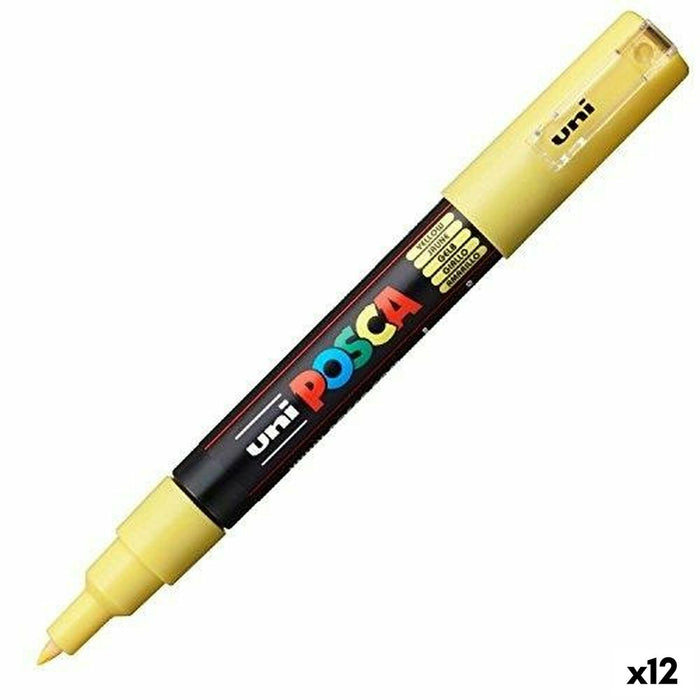 Cariocă POSCA PC-1M Galben (6 Unități) (12 Unități)