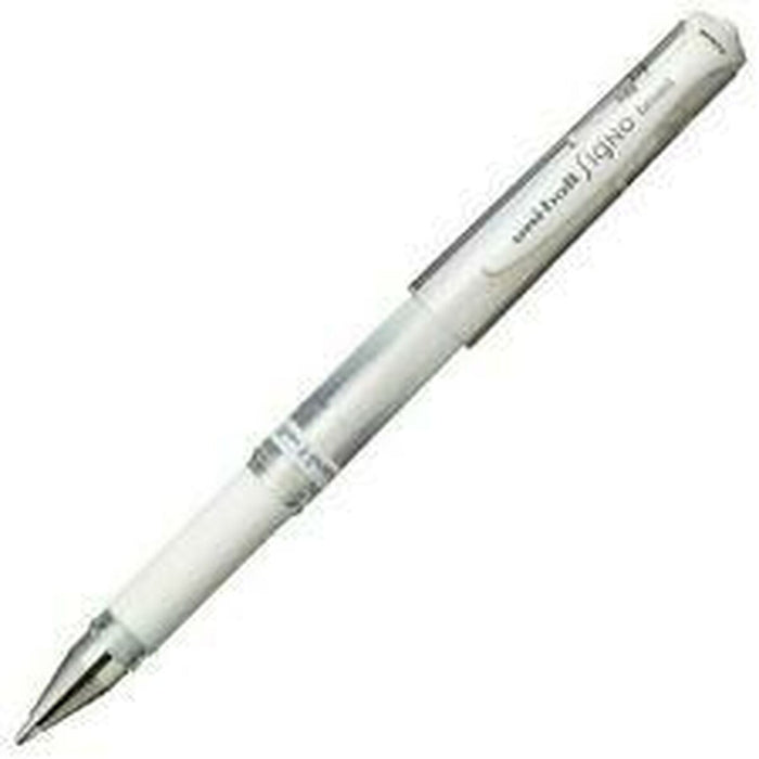 Stilou cu cerneală lichidă Uni-Ball Signo Broad UM-153 W Alb 0,6 mm (12 Piese)