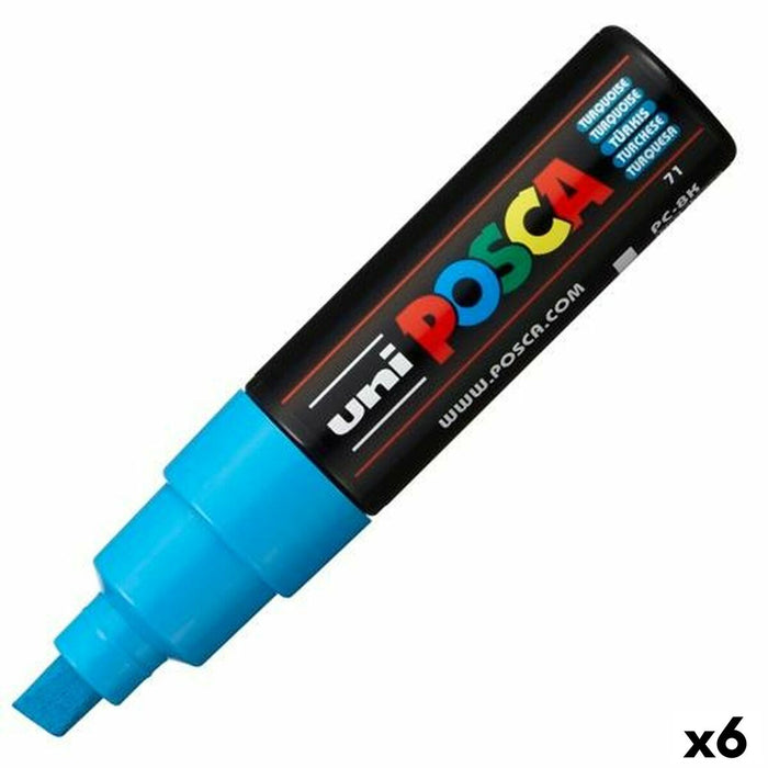 Cariocă POSCA PC-8K Turquoise (6 Unități)