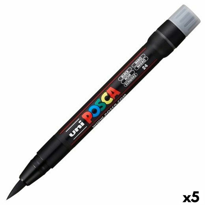 Carioci POSCA PCF-350 Negru (5 Unități)