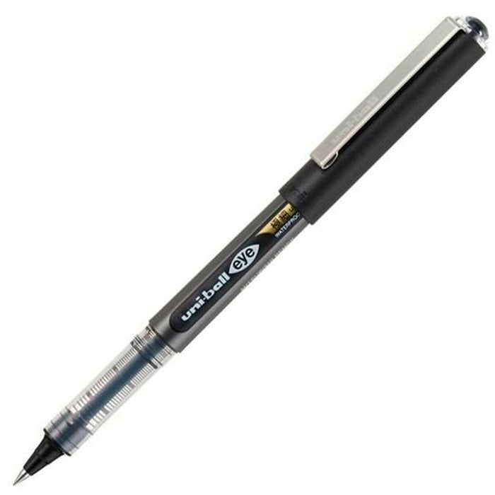 Stilou cu cerneală lichidă Uni-Ball Eye Ultra Micro UB-150-38 Negru (12 Piese)