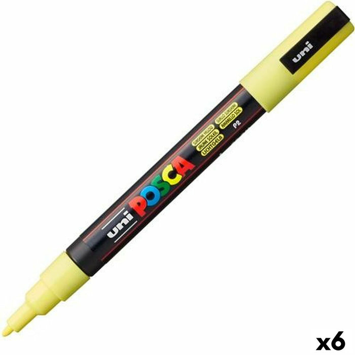 Marker POSCA PC-3ML Galben (6 Unități)