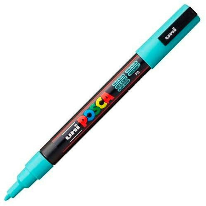 Cariocă POSCA PC-3M Verde Turcoaz (6 Unități)