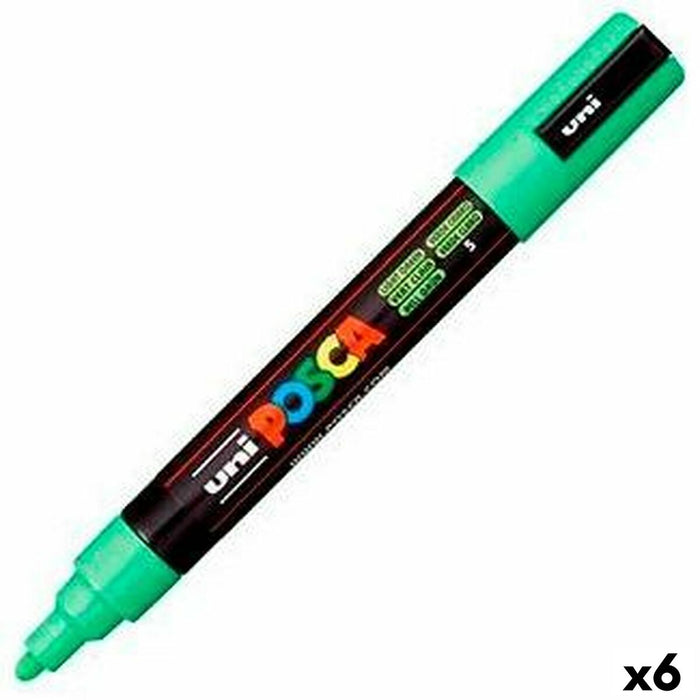 Cariocă POSCA PC-5M Verde deschis (6 Unități)