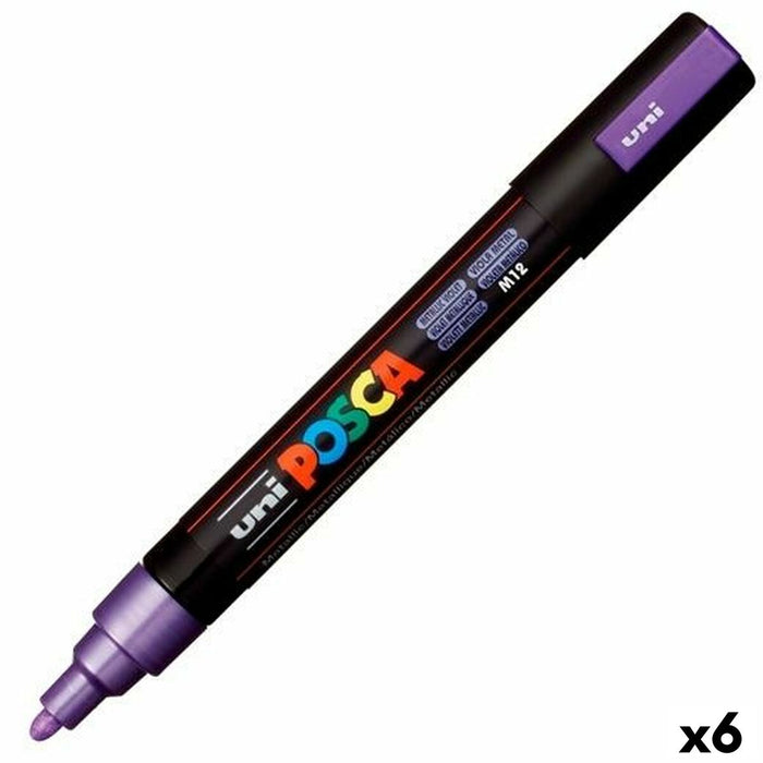 Cariocă POSCA PC-5M Violet (6 Unități)