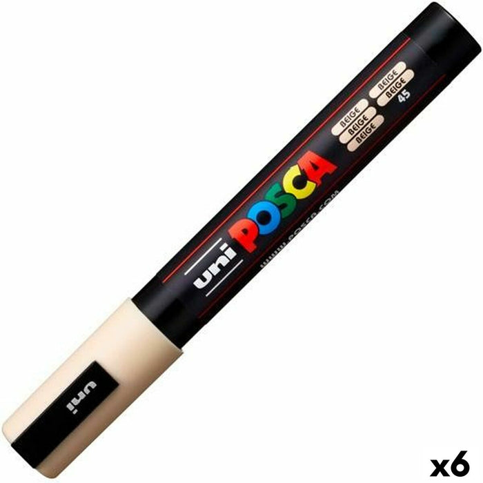 Marker POSCA PC-5M Bej (6 Unități)